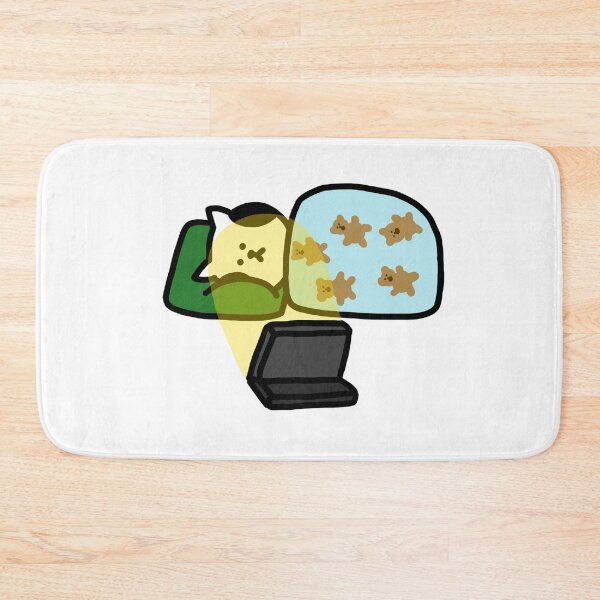 Item preview, a Cat watching tv in the blanket designed and sold by superbaechoo.