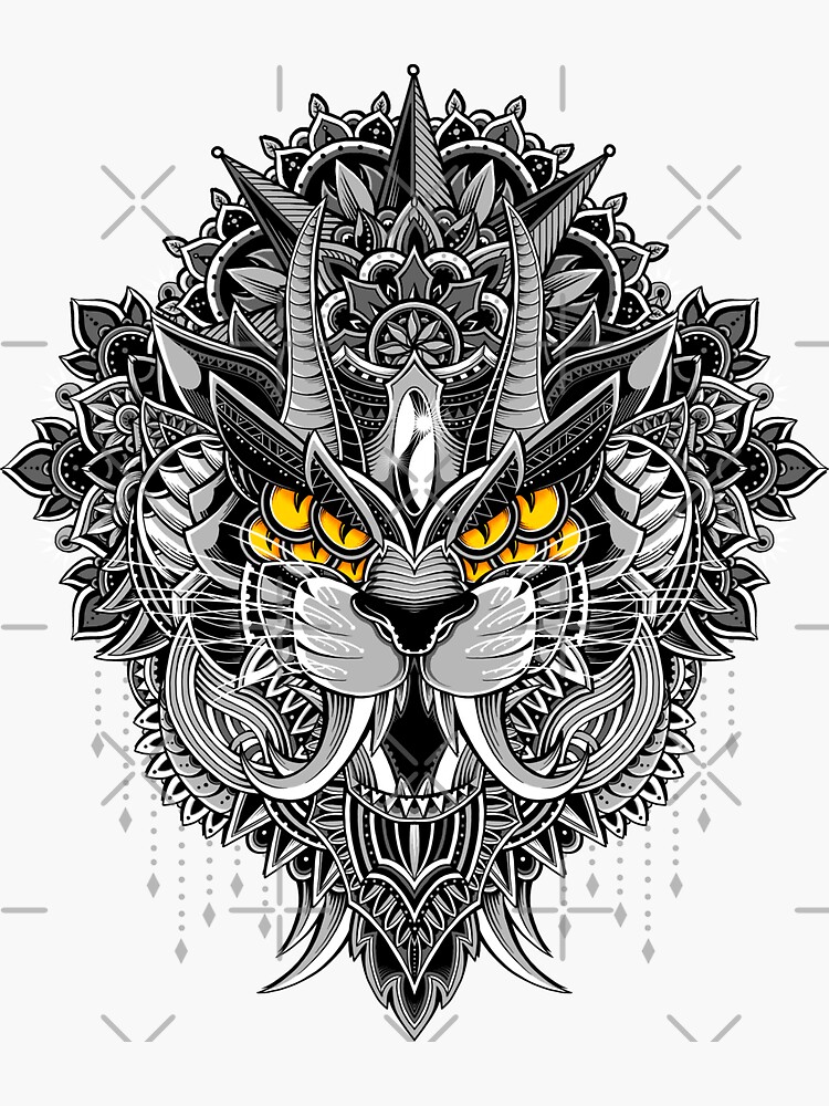 Tiger Mandala by GODZILLARGE