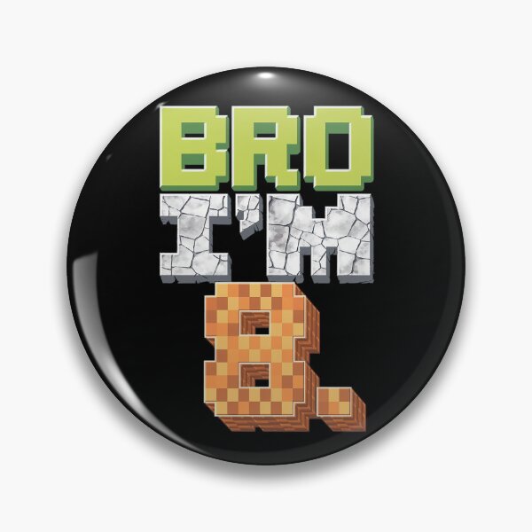 Item preview, Birthday Boy 8th Birthday 8 Year Old Game Pixel  designed and sold by MarkLeedsArt.