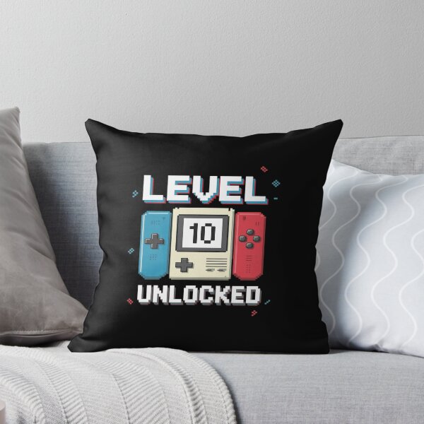 Item preview, Level 10 unlocked Gamer 10th Birthday  Video Game lovers1  designed and sold by DigitaldeligArt.
