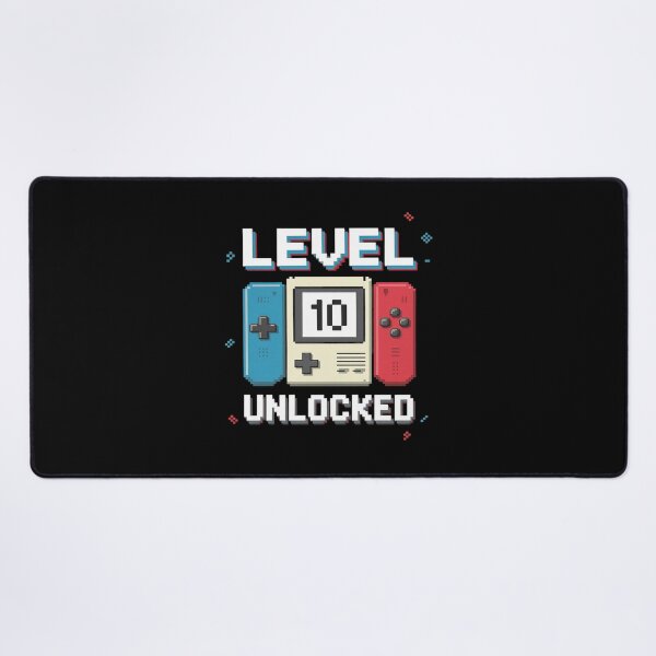 Item preview, Level 10 unlocked Gamer 10th Birthday Video Game lovers1 designed and sold by DigitaldeligArt.