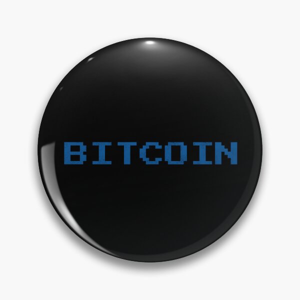 Item preview, Bitcoin Logo Retro Pixel Blue designed and sold by CyberRex.