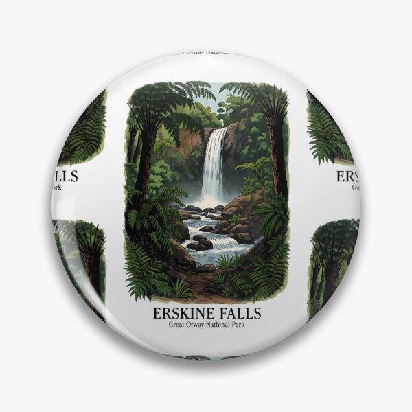 Item preview, Erskine Falls Great Otway National Park - Victoria Waterfall Art designed and sold by Digital Dreams Arts.