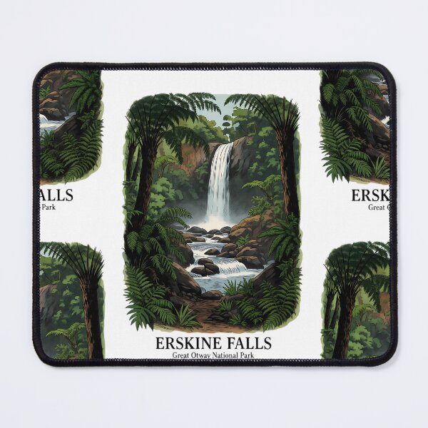Item preview, Erskine Falls Great Otway National Park - Victoria Waterfall Art designed and sold by Digital Dreams Arts.