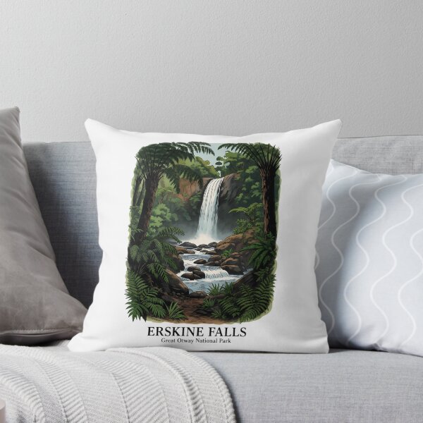 Item preview, Erskine Falls Great Otway National Park - Victoria Waterfall Art designed and sold by Digital Dreams Arts.