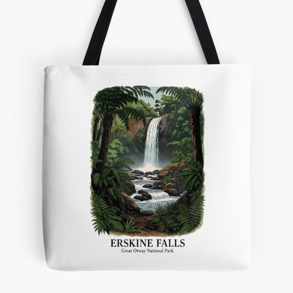 Item preview, Erskine Falls Great Otway National Park - Victoria Waterfall Art designed and sold by Digital Dreams Arts.