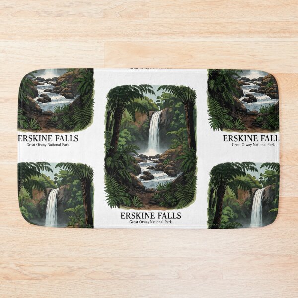 Item preview, Erskine Falls Great Otway National Park - Victoria Waterfall Art designed and sold by Digital Dreams Arts.