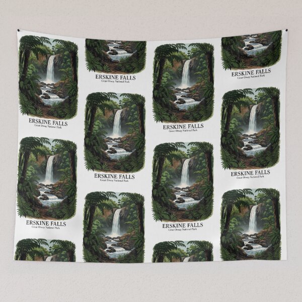 Item preview, Erskine Falls Great Otway National Park - Victoria Waterfall Art designed and sold by Digital Dreams Arts.