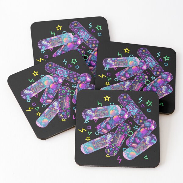 Item preview, Neon Music Bandaids| Adhesive Plaster – Retro Sound Therapy designed and sold by MerchYouSearch.