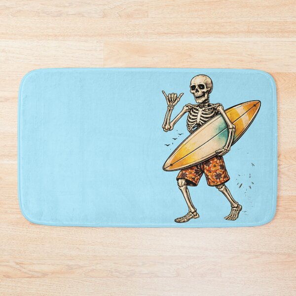 Item preview, Surfer Skeleton - Shaka Sign & Beach Vibes designed and sold by ExpertEsche.