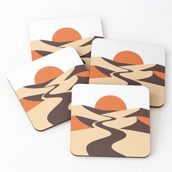 Item preview, Minimalist Desert Pathway – Sunrise designed and sold by mbmstores.