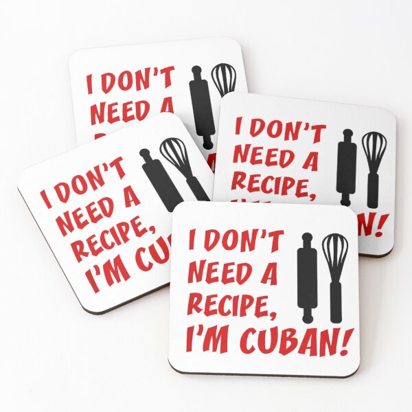Item preview, I Don’t Need A Recipe Cuban Cooking Humor Typography designed and sold by NguboNorento.