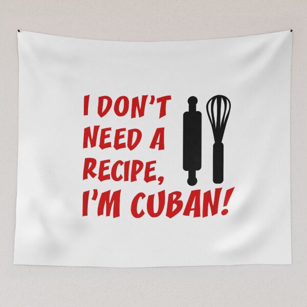 Item preview, I Don’t Need A Recipe Cuban Cooking Humor Typography designed and sold by NguboNorento.