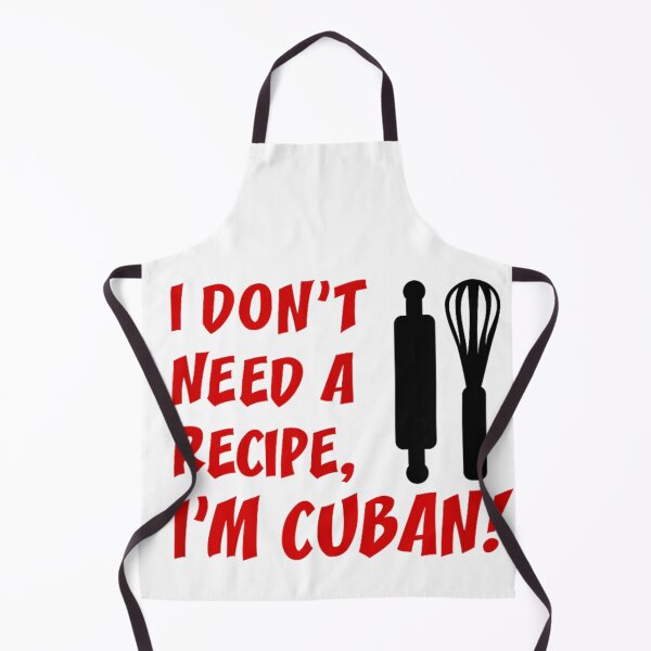 Item preview, I Don’t Need A Recipe Cuban Cooking Humor Typography designed and sold by NguboNorento.