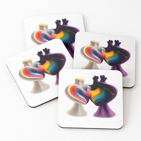 Item preview, Vuronova Abstract Fluid Sculpture - Vibrant Color Fusion designed and sold by Vuronova.