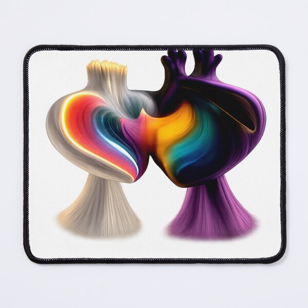 Item preview, Vuronova Abstract Fluid Sculpture - Vibrant Color Fusion designed and sold by Vuronova.