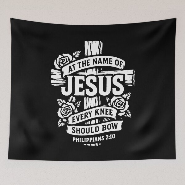 Item preview, Philippians 2:10 At The Name Of Jesus Every Knee Should Bow designed and sold by plushism.