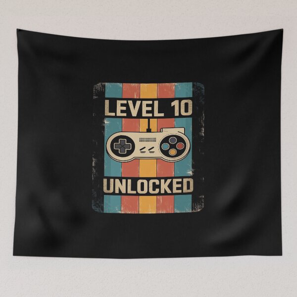 Item preview, Level 10 Unlocked Gaming Controller 10 Birthday Boy Gamer  designed and sold by DigitaldeligArt.