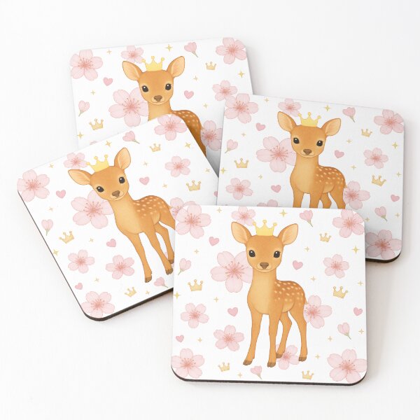Item preview, Deer with Cherry Blossoms - SWhite designed and sold by HIMEKARI.