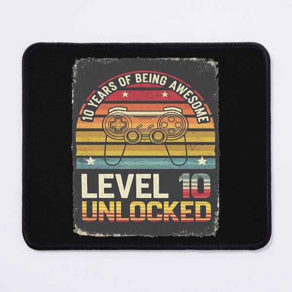 Item preview, Level 10 Unlocked Video Gamer 10th Birthday designed and sold by DigitaldeligArt.