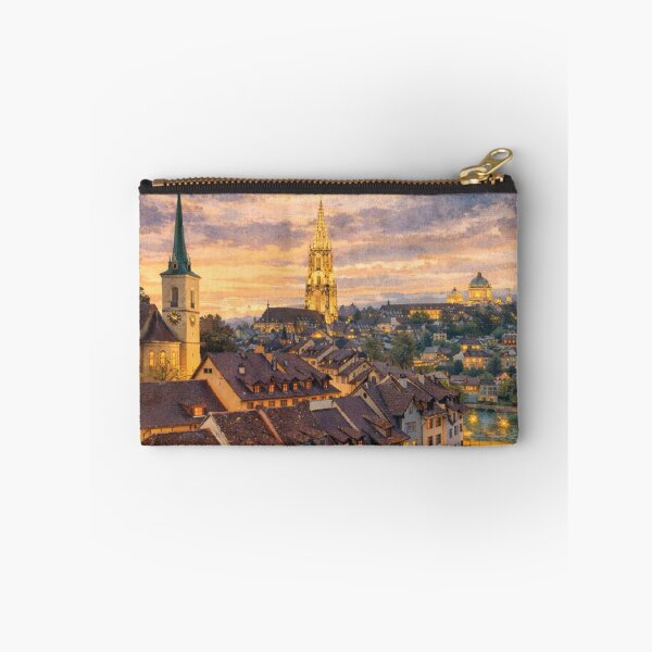 Item preview, Bern at Dusk – Switzerland’s Historic Capital by the Aare River designed and sold by Era-of-Traveler.