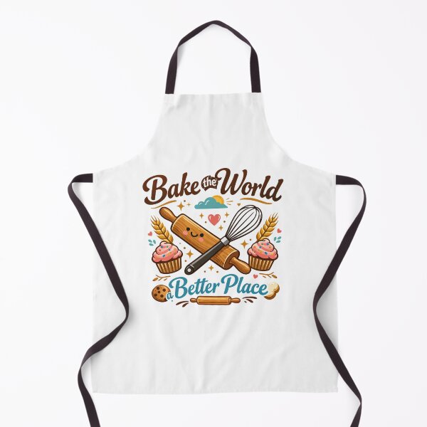 Item preview, Bake the World a Better Place Funny Baker T-Shirt designed and sold by The Axylen Store.