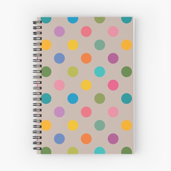 Item preview, Colorful Polka Dots on Tan designed and sold by DuckyRubin.