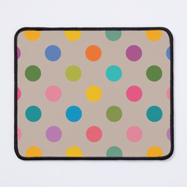 Item preview, Colorful Polka Dots on Tan designed and sold by DuckyRubin.