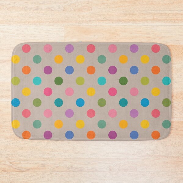 Item preview, Colorful Polka Dots on Tan designed and sold by DuckyRubin.