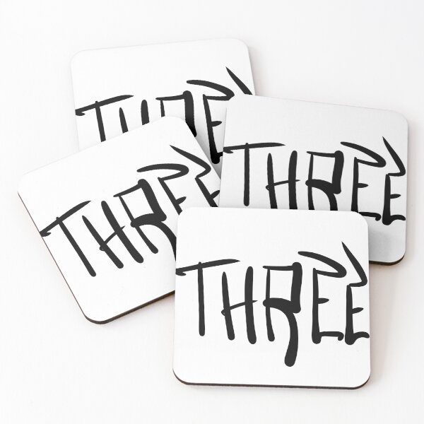 Item preview, Number Three - Calligraphy text designed and sold by Yralexandrio.