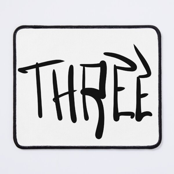 Item preview, Number Three - Calligraphy text designed and sold by Yralexandrio.