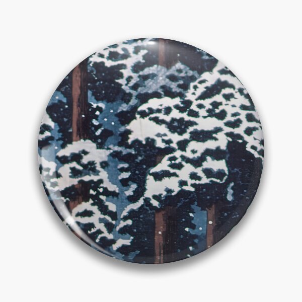 Item preview, Travelers in Snowy Cedar Grove - Hiroaki Takahashi Vintage Print designed and sold by Open Canvas.