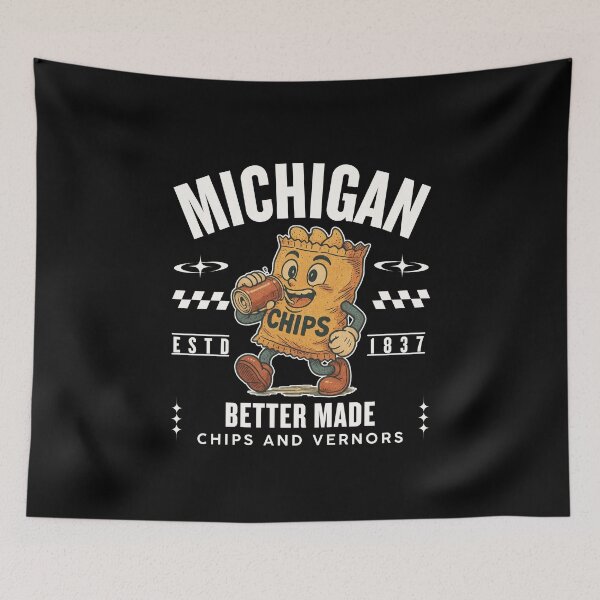 Item preview, Michigan chips designed and sold by Peerless-Prime.