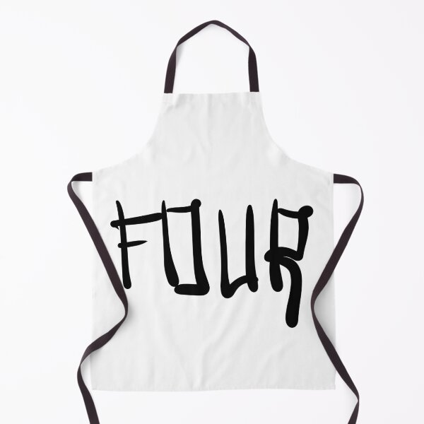 Item preview, Number Four - Calligraphy text designed and sold by Yralexandrio.