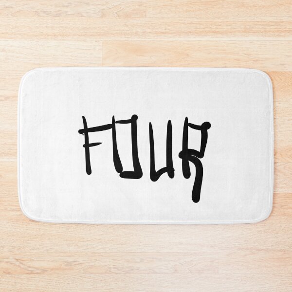 Item preview, Number Four - Calligraphy text designed and sold by Yralexandrio.