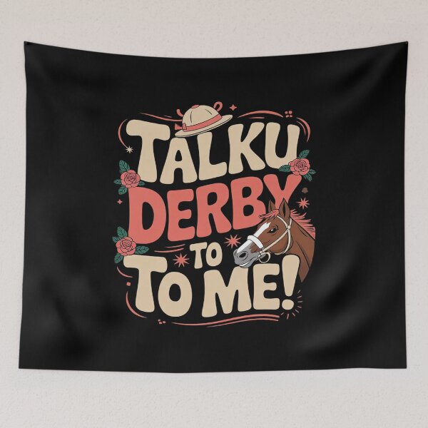 Item preview, Talk Derby To Me Horse Racing Lover Derby Day Mint Julep4 designed and sold by KotexTemu.