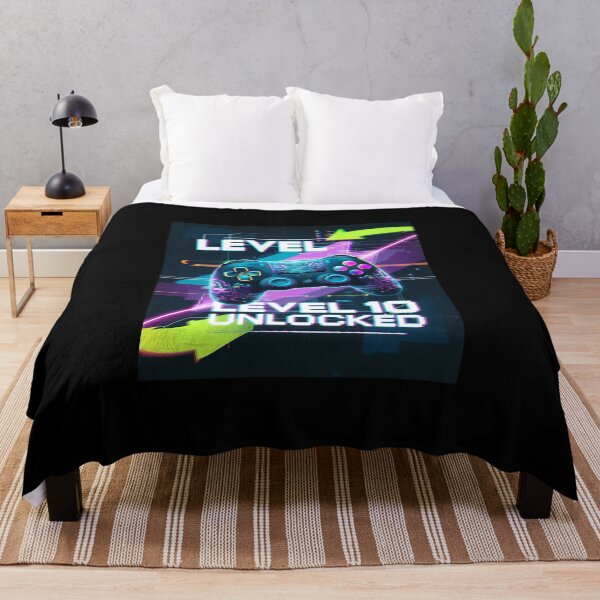 Item preview, Level 10 Unlocked Video Gamer Geek 10th Birthday designed and sold by DigitaldeligArt.