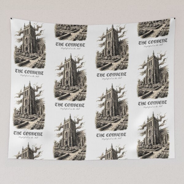 Item preview, The Convent Daylesford - Historic Gothic Architecture Sketch designed and sold by Digital Dreams Arts.