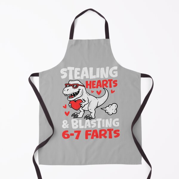 Item preview, Funny Dino Stealing Hearts Blasting 6 7 Farts Valentines Six Seven designed and sold by mjohnson9.