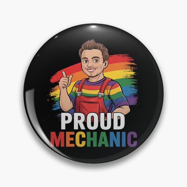 Item preview, Vintage Proud Mechanic Costume Rainbow Flag Proud LGBT  designed and sold by VerseFarm.
