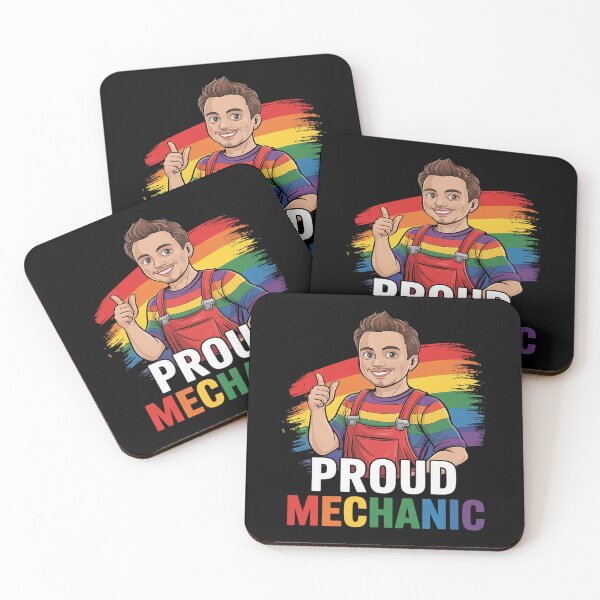 Item preview, Vintage Proud Mechanic Costume Rainbow Flag Proud LGBT  designed and sold by VerseFarm.