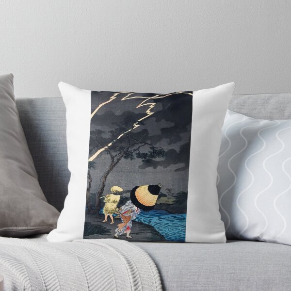 Item preview, Sudden Thunderstorm and Lightning - Hiroaki Takahashi Vintage Print designed and sold by Open Canvas.
