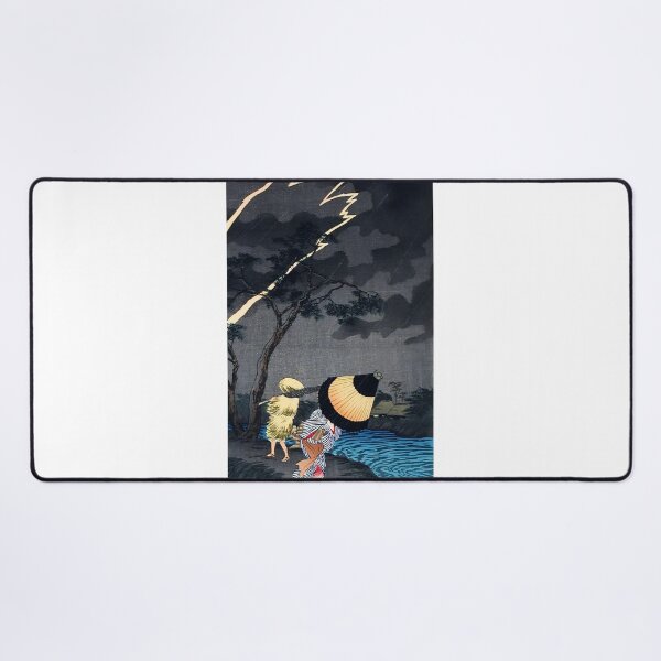 Item preview, Sudden Thunderstorm and Lightning - Hiroaki Takahashi Vintage Print designed and sold by Open Canvas.
