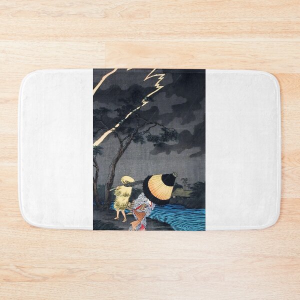 Item preview, Sudden Thunderstorm and Lightning - Hiroaki Takahashi Vintage Print designed and sold by Open Canvas.
