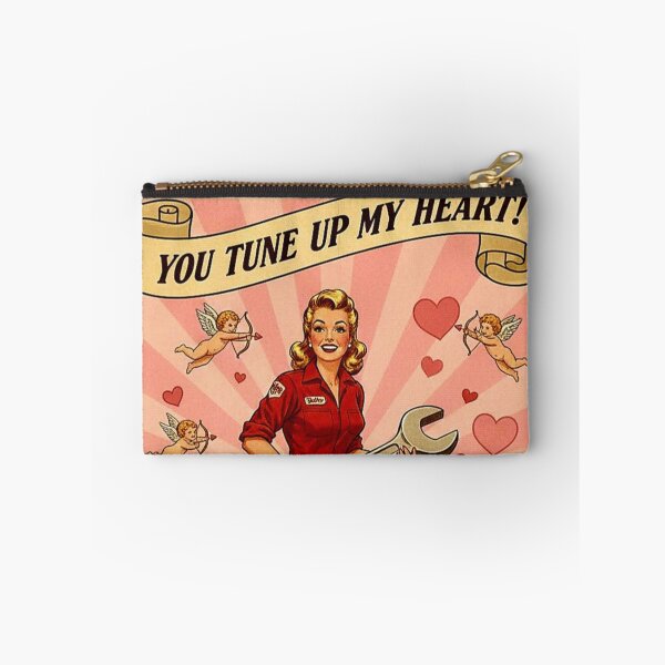 Item preview, You Tune Up My Heart: Retro Flame-Job Garage Valentine designed and sold by Art's Diner.
