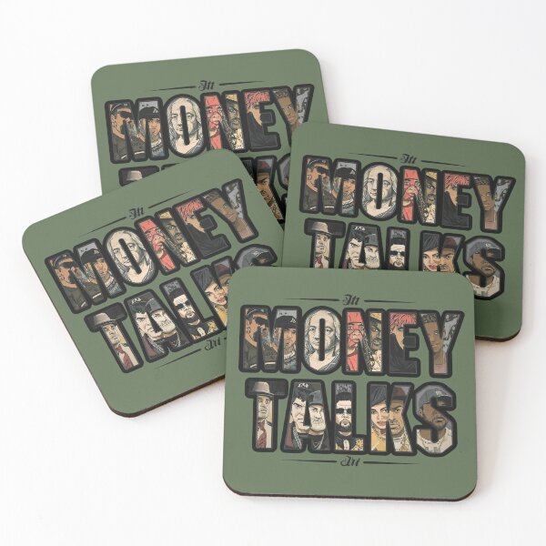 Item preview, Money Talks - Gangster Style designed and sold by BoldPowStudio.
