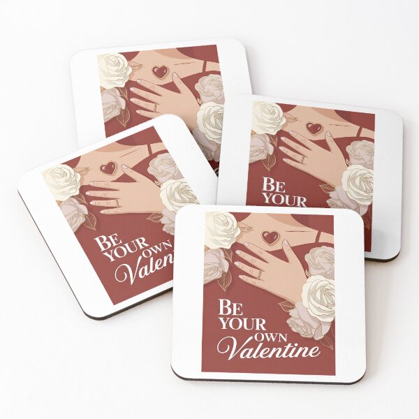 Item preview, Be Your Own Valentine Self Love Typography Empowerment Single Positive Gift designed and sold by GiftsForge.