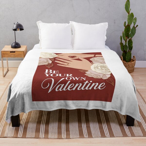 Item preview, Be Your Own Valentine Self Love Typography Empowerment Single Positive Gift designed and sold by GiftsForge.