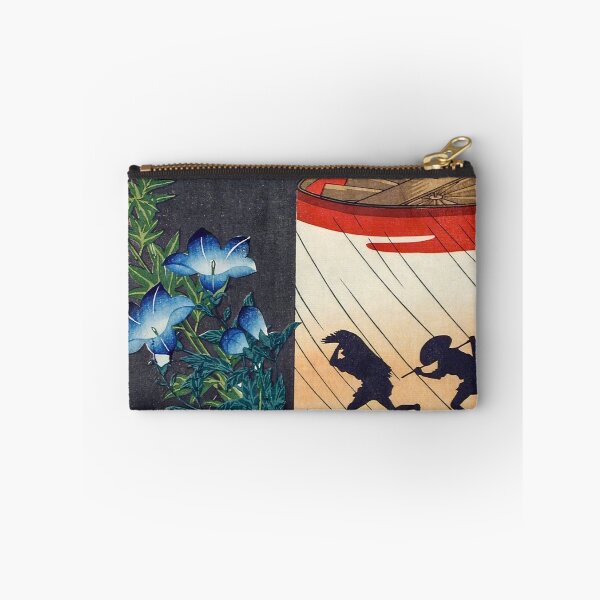 Item preview, Lantern with Silhouette and Autumn Flowers - Hiroaki Takahashi Vintage Print designed and sold by Open Canvas.