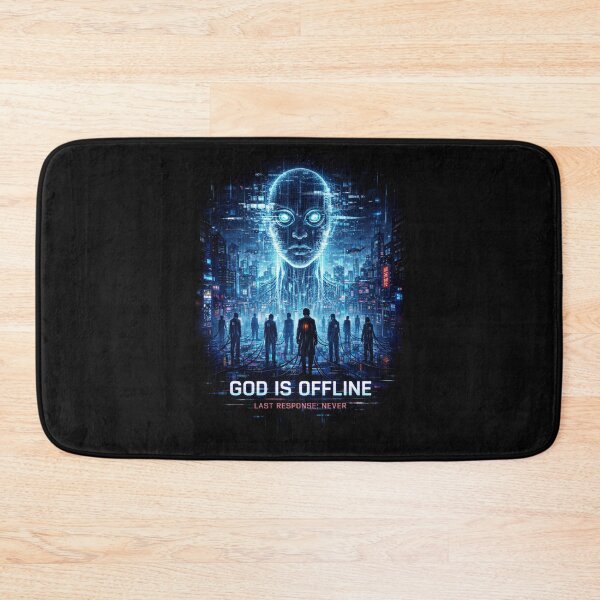Item preview, System God Failure - Cyberpunk Cable Cult designed and sold by QuoteCanvas.TH.